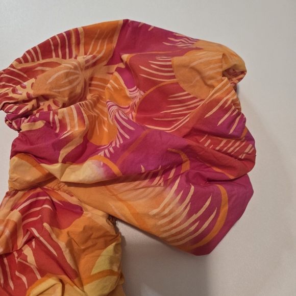 FARM Rio Summer Garden Mini Dress Cotton A-line Sweetheart Short sleeves Size - Picture 5 of 14